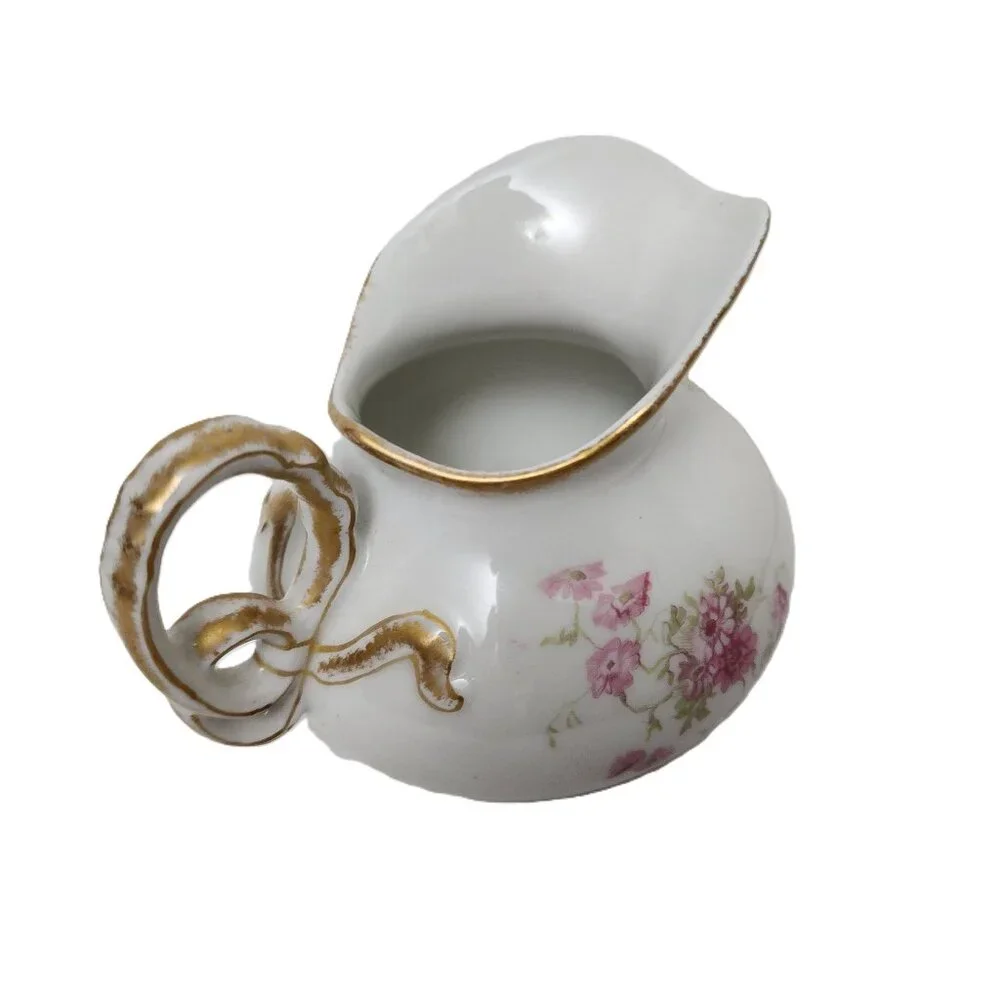 Antique CH Field Haviland Limoges GDA France Porcelain Cream Pitcher